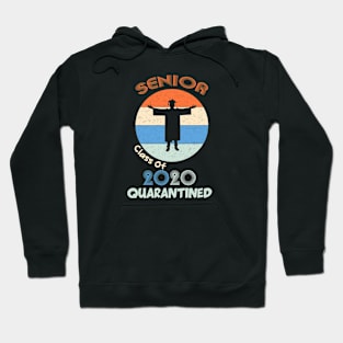 Class Of 2020 Quarantined Seniors Sunset Vintage Hoodie